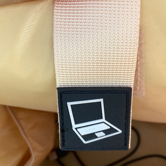 VS NOON Black Floral Backpack with Pink Roses - Picture 5 of 16